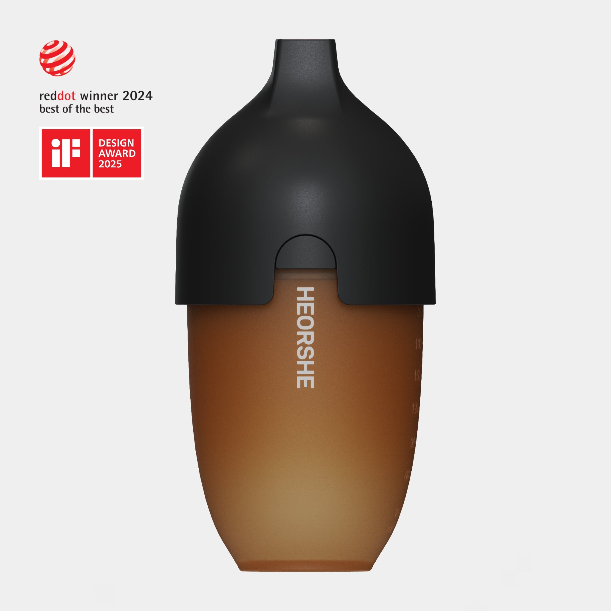 Biberon Col Ultra Large Confort+ 240 ml — Noir Image principale du produit