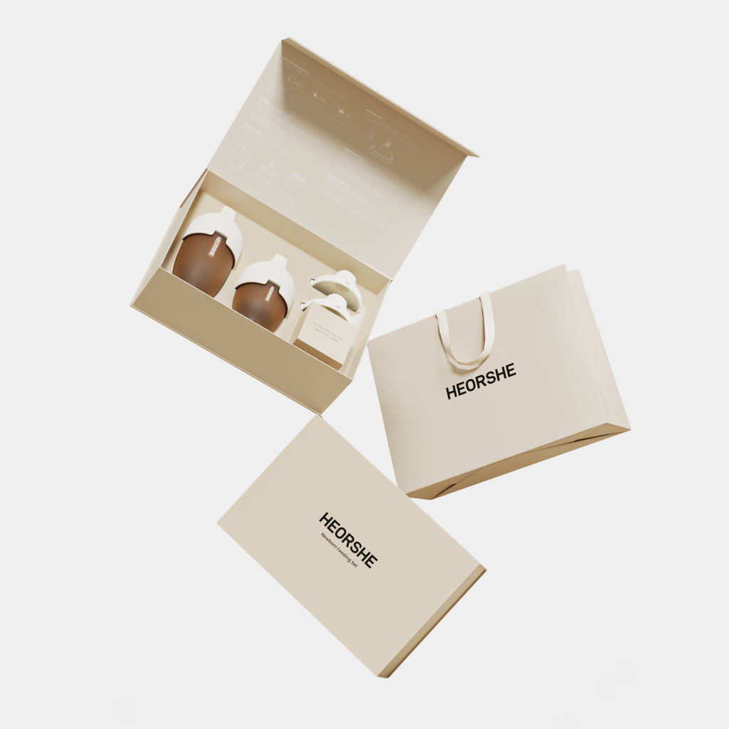 Coffret Naissance Premium — 2 Biberons & Accessoires HEORSHE