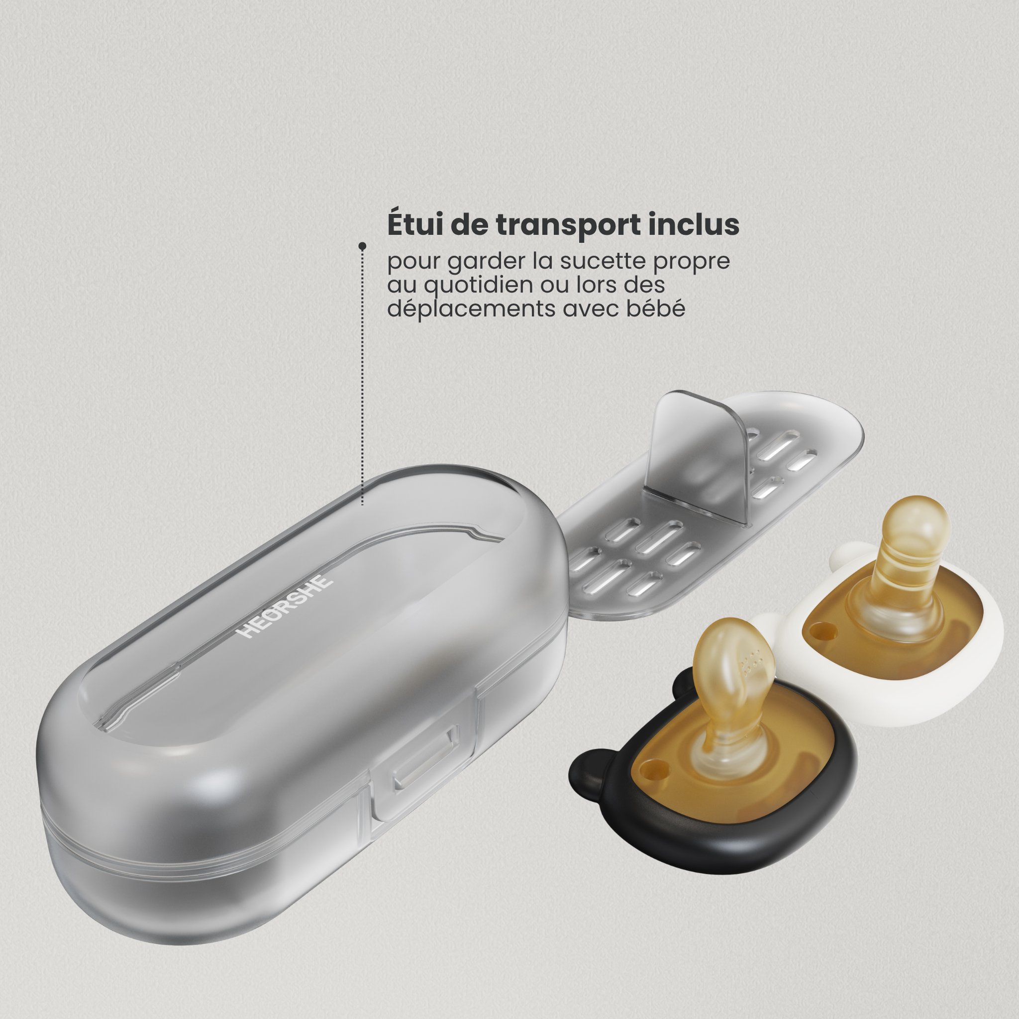 Sucette Physiologique Jour & Nuit — Lot de 2
