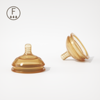 Lot de 2 Tétines de rechange — Biberon Col Ultra Large — Débit Rapide (6 mois +)